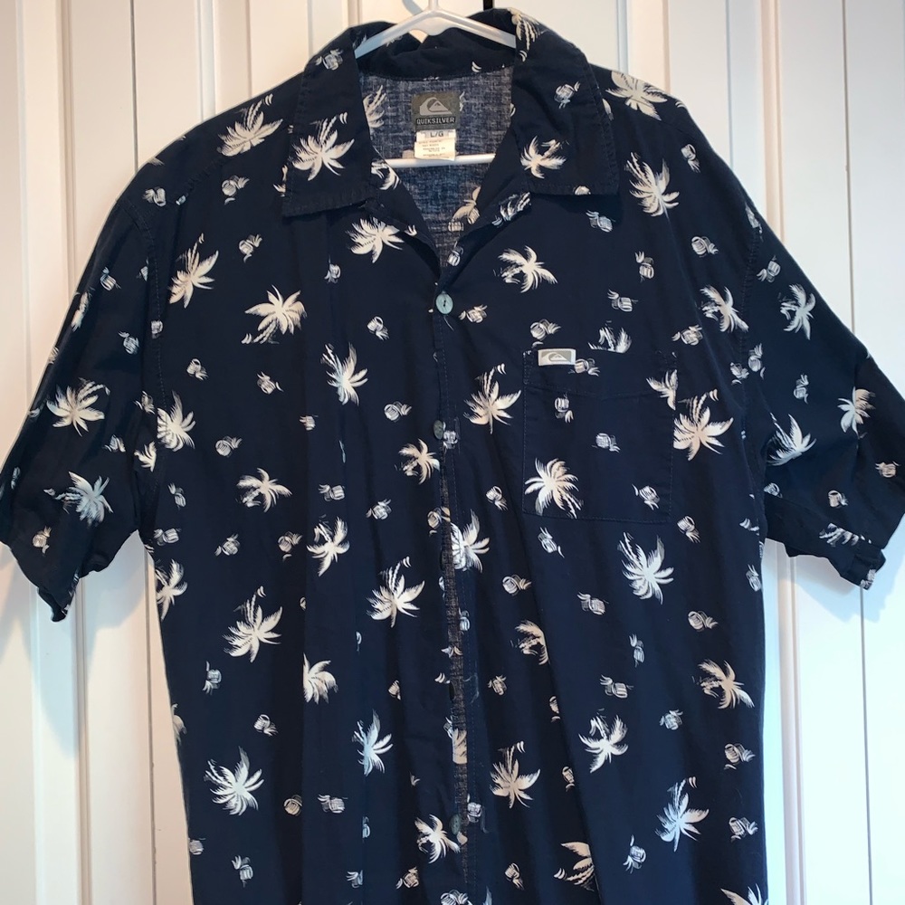 Quiksilver Hawaiian Button-up Shirt